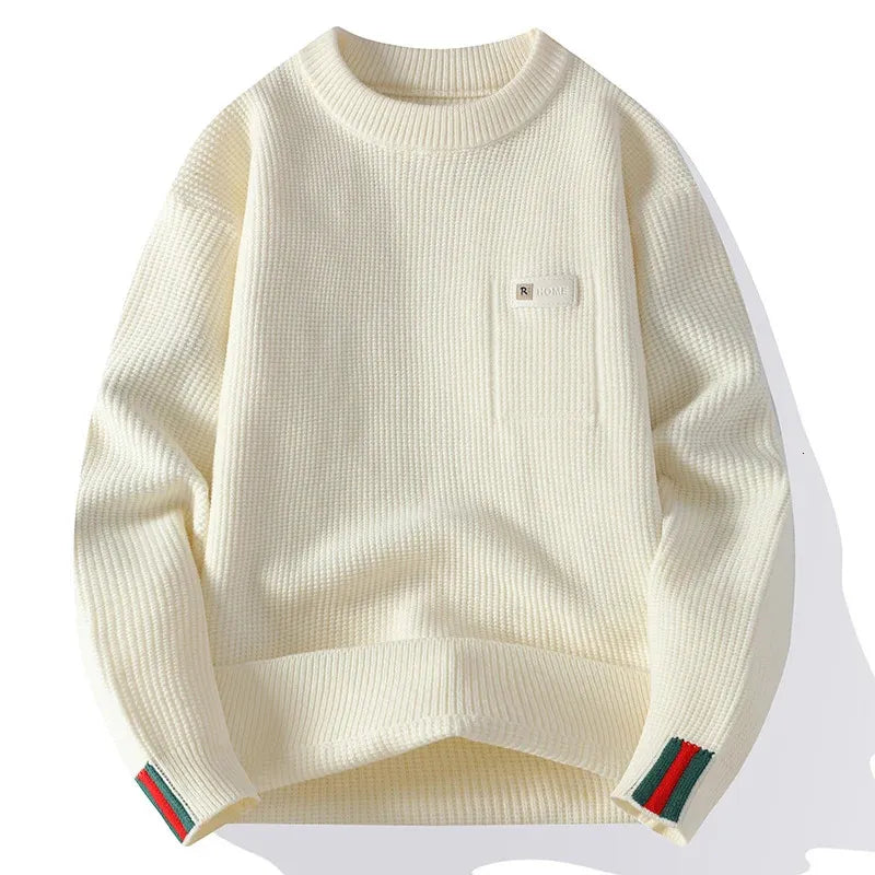 Men’s Cashmere Fine Knit Sweater – Teezify™